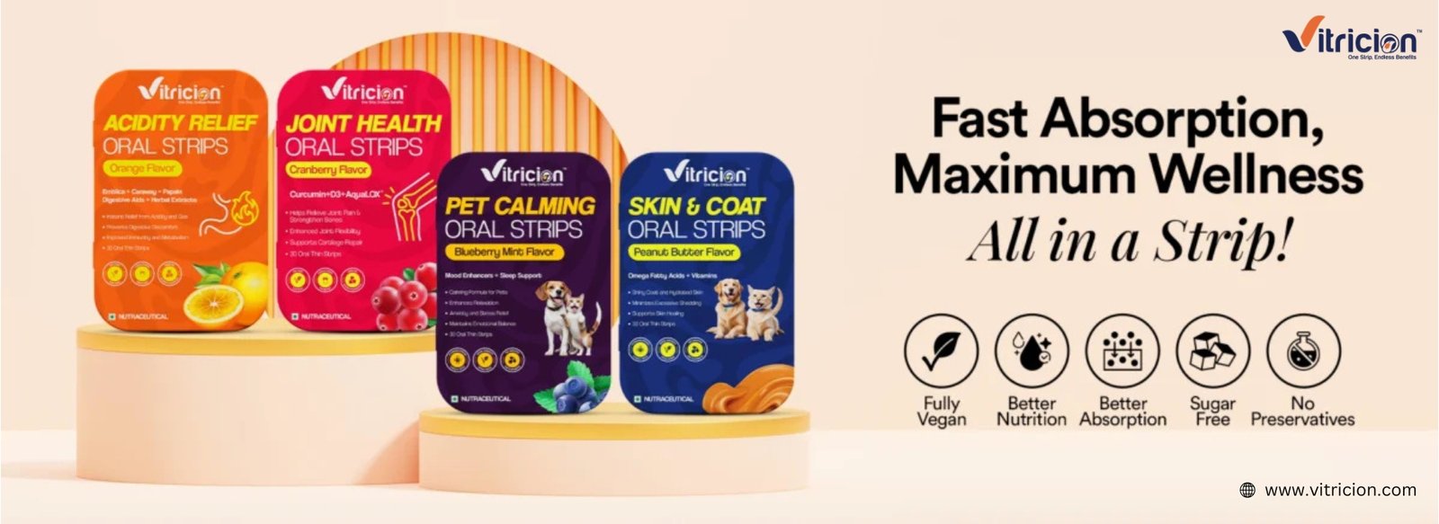 Vitricion Oral Strips